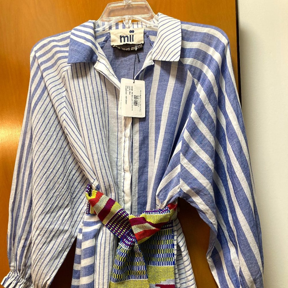Mii Lulu shirt - blue/white